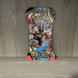 Pokemon Mega Evolution Base Set Sleeved Booster Pack New Factory Sealed On Hand!